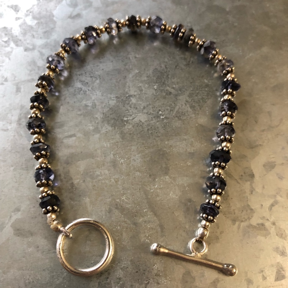 Iolite bracelet